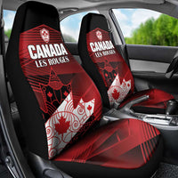 Canada Soccer Car Seat Cover Les Rouges Maple Leaf - Wonder Print Shop