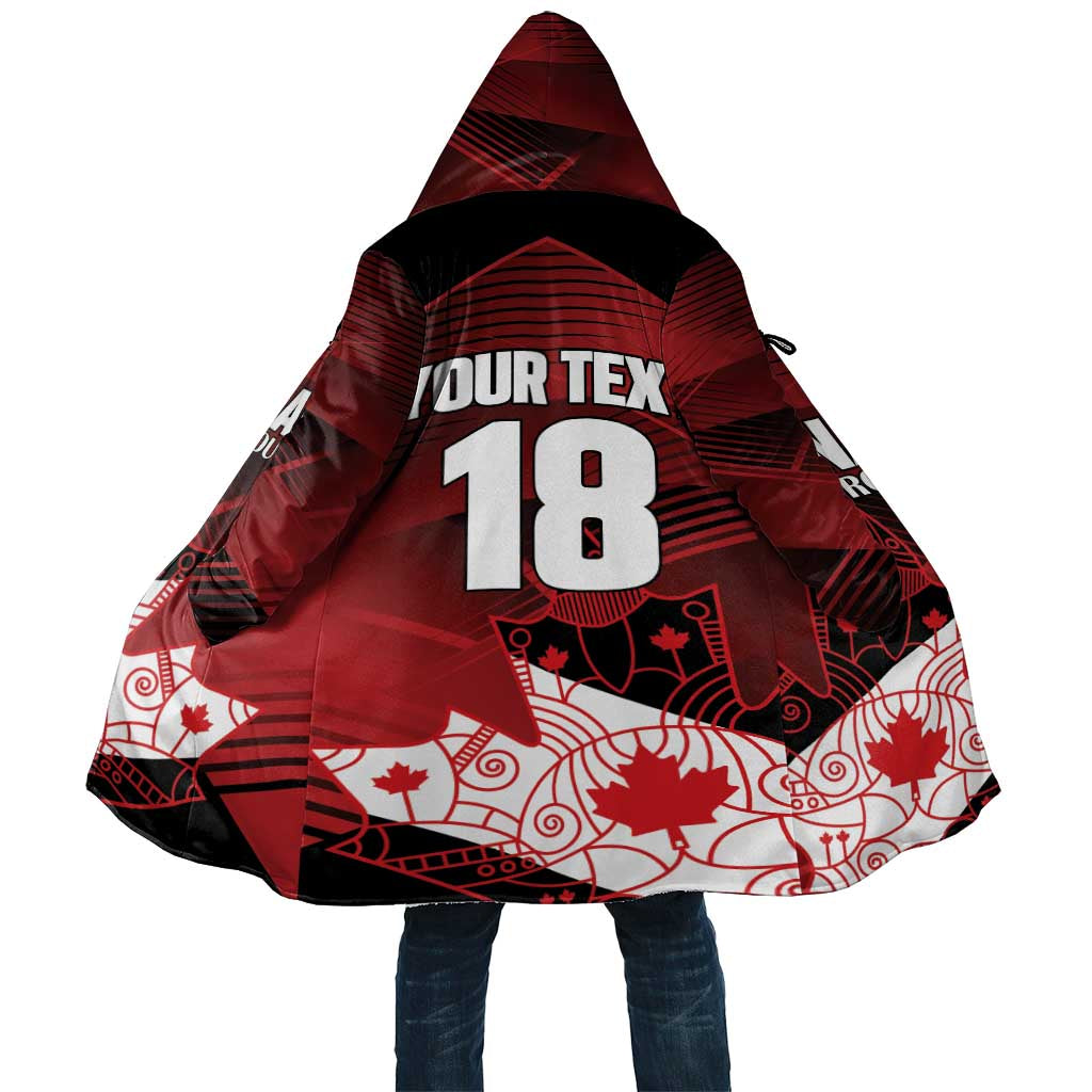 Custom Canada Soccer Cloak Les Rouges Maple Leaf - Wonder Print Shop
