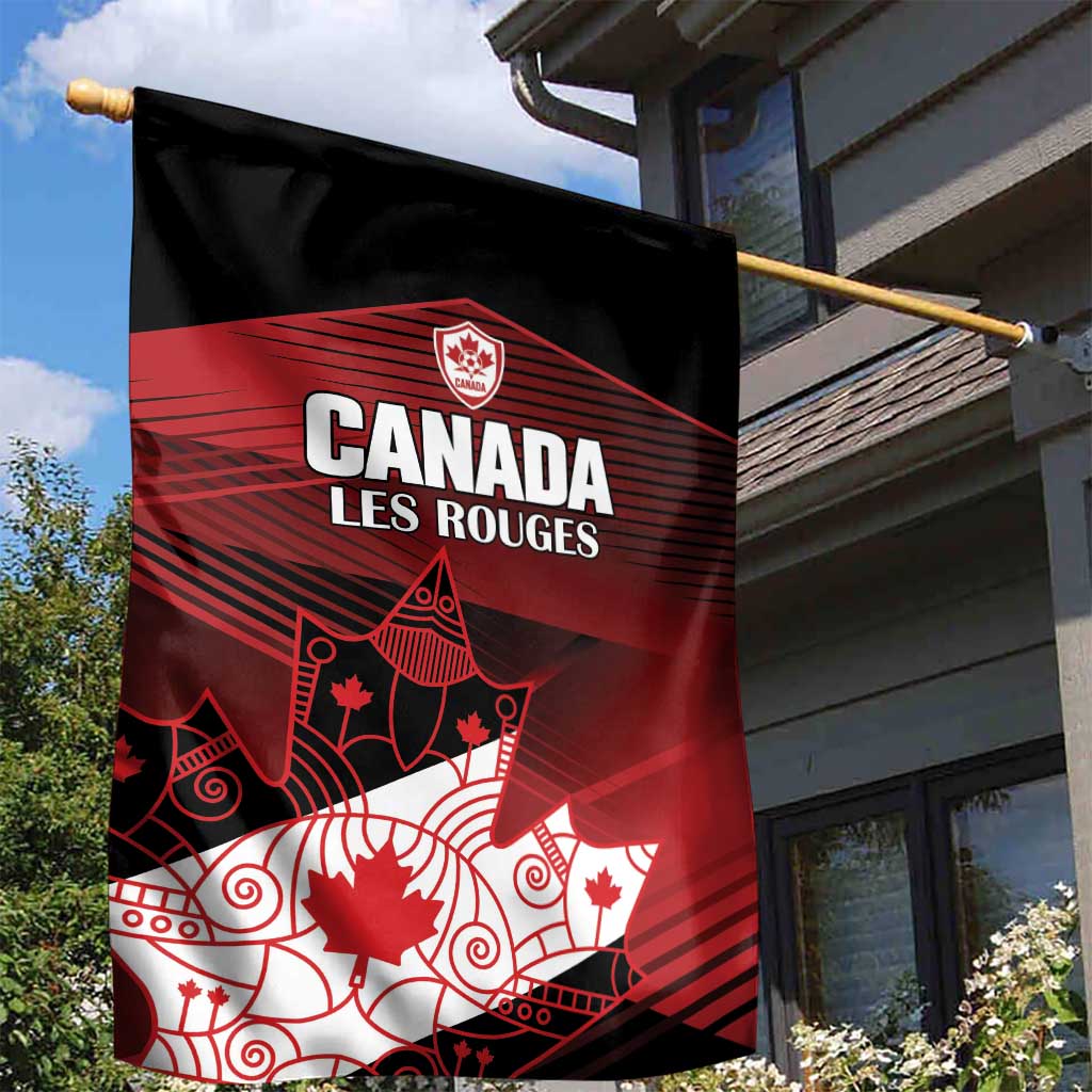 Canada Soccer Garden Flag Les Rouges Maple Leaf - Wonder Print Shop