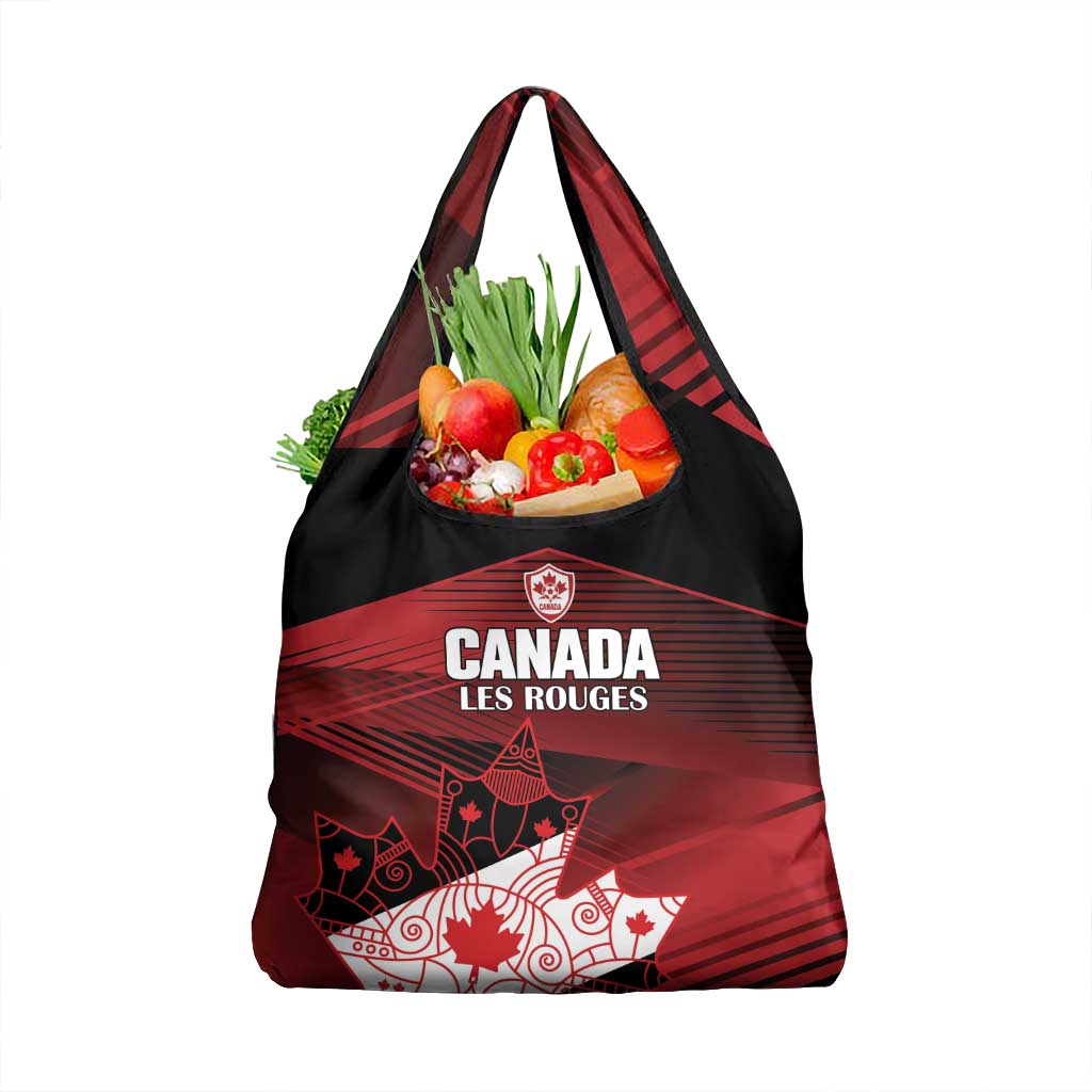 Canada Soccer Grocery Bag Les Rouges Maple Leaf - Wonder Print Shop