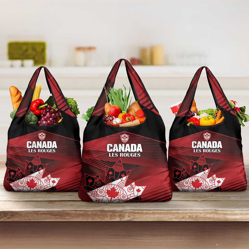 Canada Soccer Grocery Bag Les Rouges Maple Leaf - Wonder Print Shop