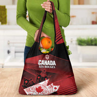 Canada Soccer Grocery Bag Les Rouges Maple Leaf - Wonder Print Shop