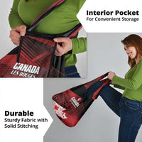 Canada Soccer Grocery Bag Les Rouges Maple Leaf - Wonder Print Shop