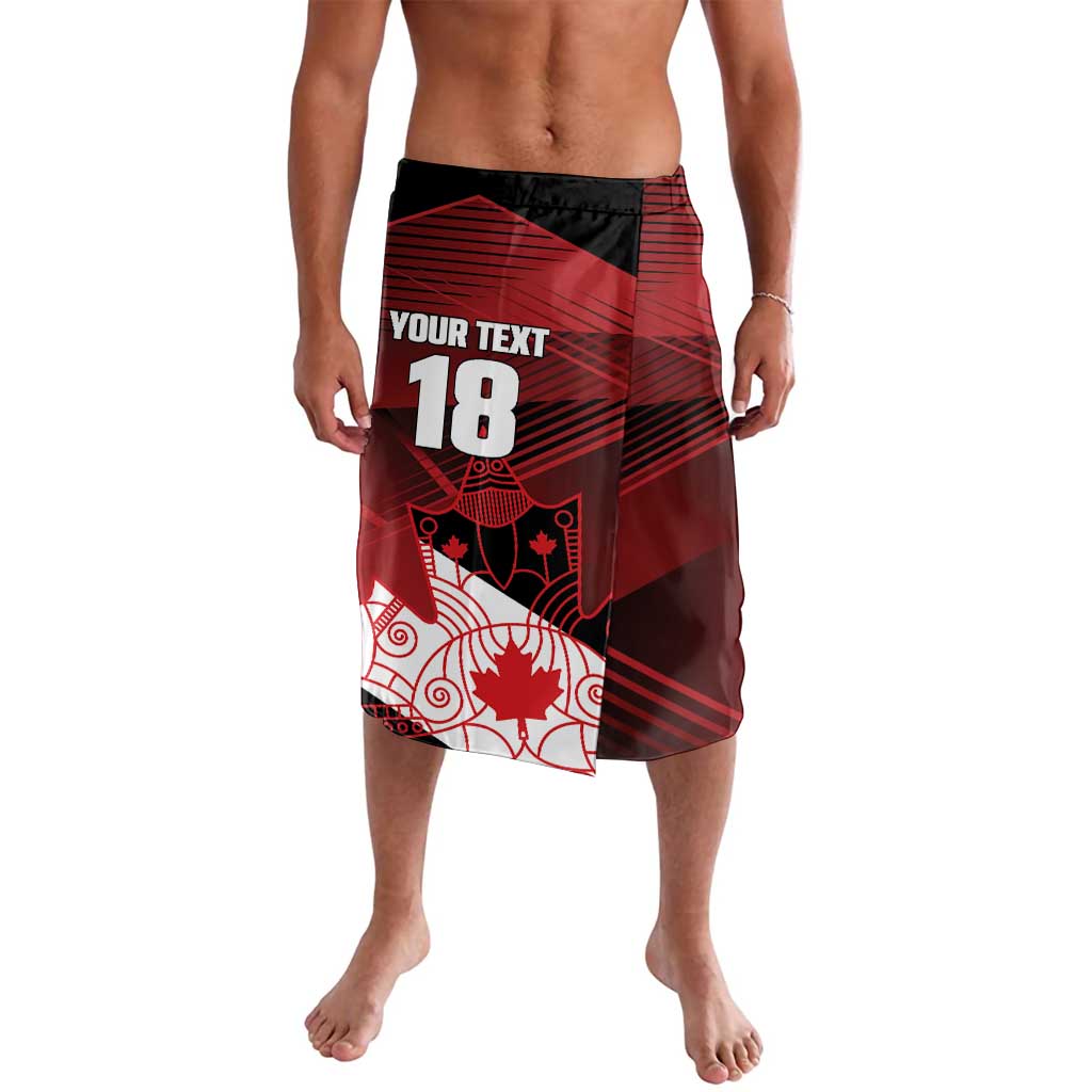Custom Canada Soccer Lavalava Les Rouges Maple Leaf - Wonder Print Shop