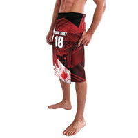 Custom Canada Soccer Lavalava Les Rouges Maple Leaf - Wonder Print Shop