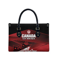 Canada Soccer Leather Bag Les Rouges Maple Leaf - Wonder Print Shop