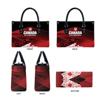 Canada Soccer Leather Bag Les Rouges Maple Leaf - Wonder Print Shop