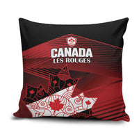 Canada Soccer Pillow Cover Les Rouges Maple Leaf - Wonder Print Shop