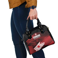 Canada Soccer Shoulder Handbag Les Rouges Maple Leaf - Wonder Print Shop