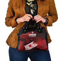 Canada Soccer Shoulder Handbag Les Rouges Maple Leaf - Wonder Print Shop