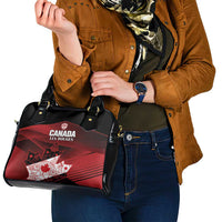 Canada Soccer Shoulder Handbag Les Rouges Maple Leaf - Wonder Print Shop