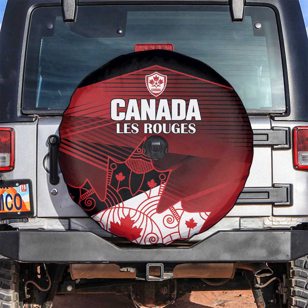 Canada Soccer Spare Tire Cover Les Rouges Maple Leaf - Wonder Print Shop