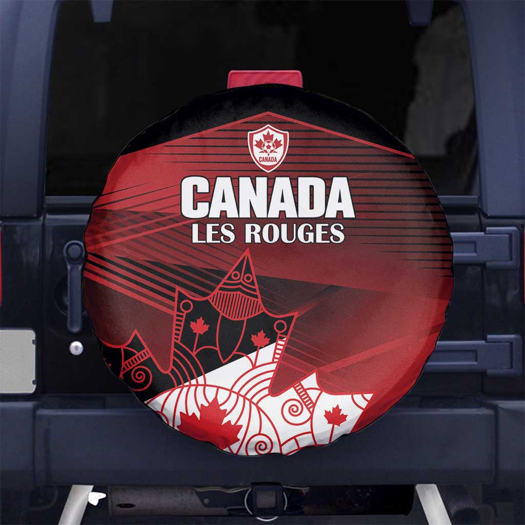 Canada Soccer Spare Tire Cover Les Rouges Maple Leaf - Wonder Print Shop