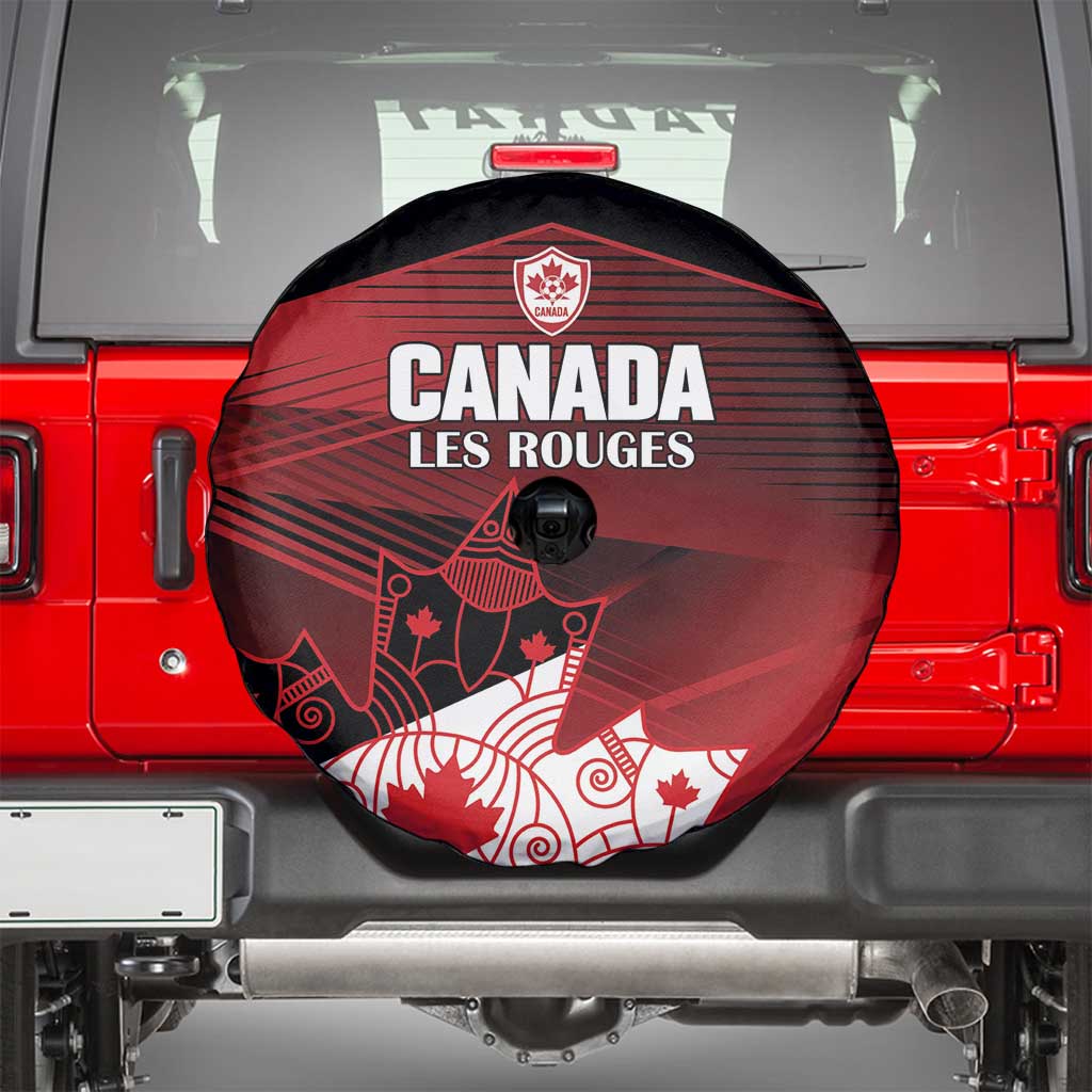 Canada Soccer Spare Tire Cover Les Rouges Maple Leaf - Wonder Print Shop
