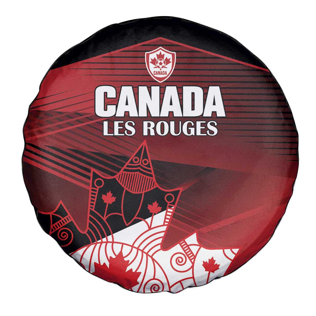 Canada Soccer Spare Tire Cover Les Rouges Maple Leaf - Wonder Print Shop