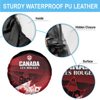 Canada Soccer Spare Tire Cover Les Rouges Maple Leaf - Wonder Print Shop
