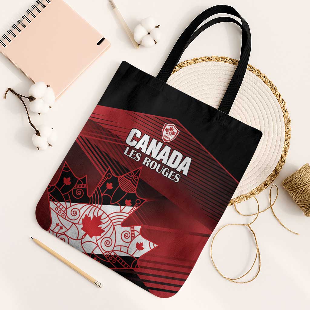Canada Soccer Tote Bag Les Rouges Maple Leaf - Wonder Print Shop