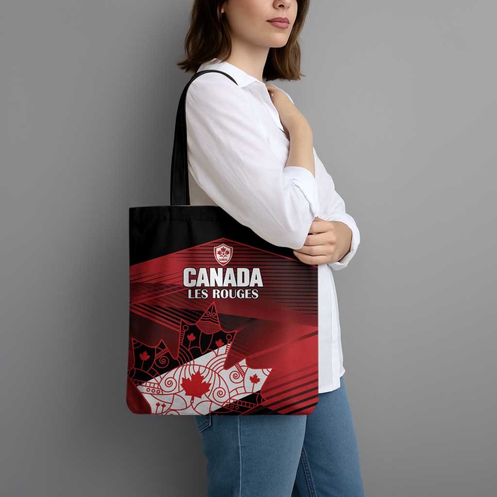 Canada Soccer Tote Bag Les Rouges Maple Leaf - Wonder Print Shop