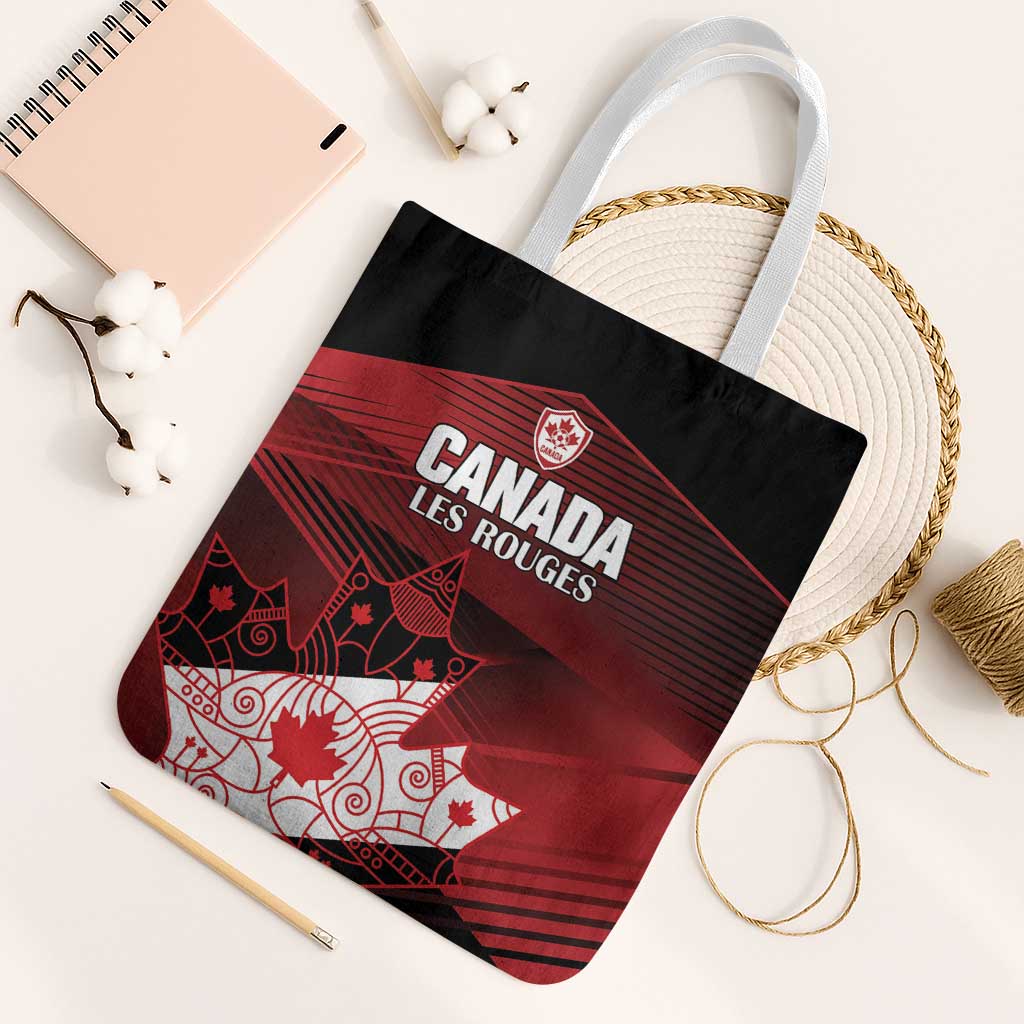 Canada Soccer Tote Bag Les Rouges Maple Leaf - Wonder Print Shop
