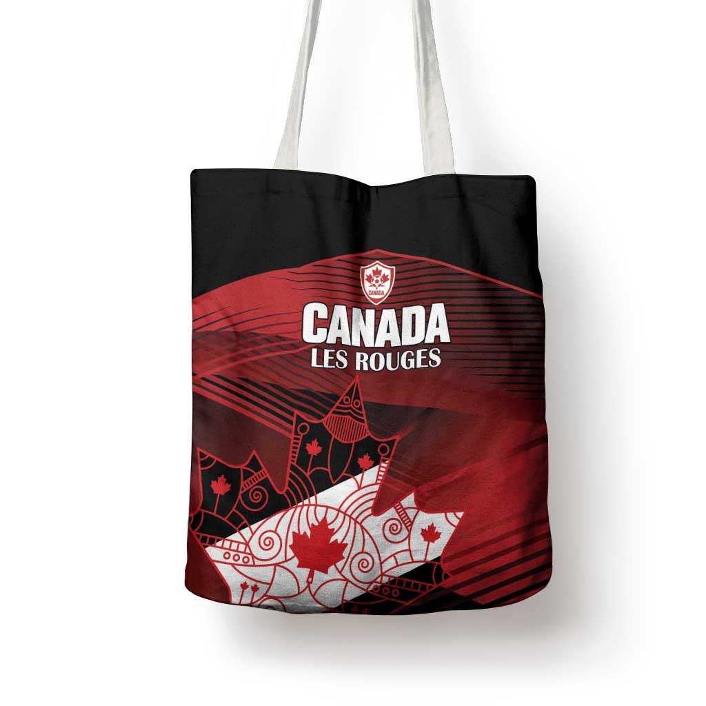 Canada Soccer Tote Bag Les Rouges Maple Leaf - Wonder Print Shop
