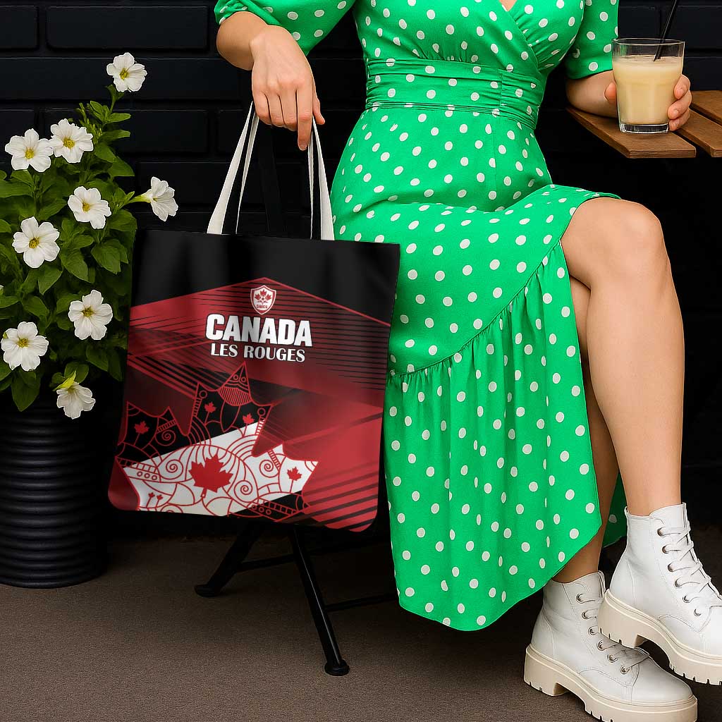 Canada Soccer Tote Bag Les Rouges Maple Leaf - Wonder Print Shop