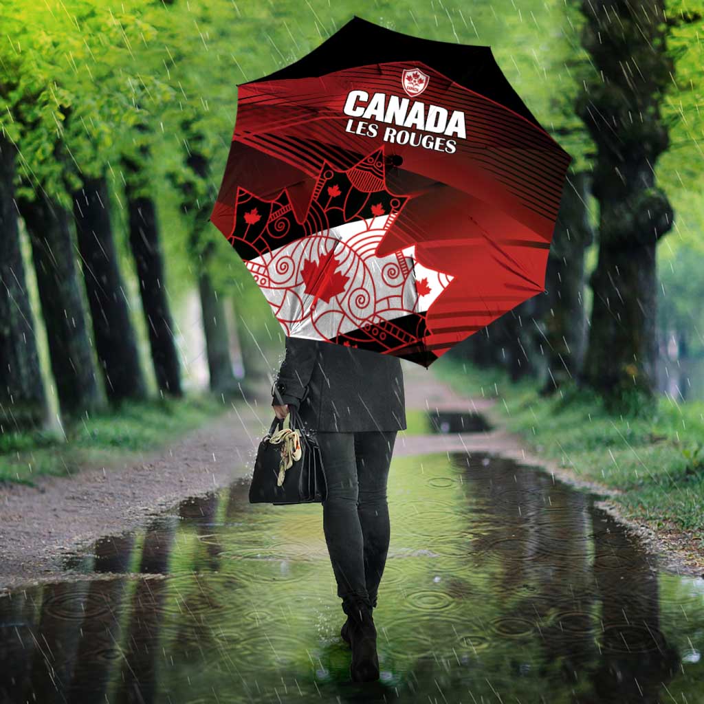 Canada Soccer Umbrella Les Rouges Maple Leaf - Wonder Print Shop