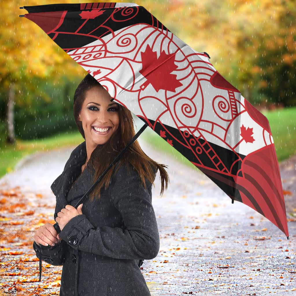 Canada Soccer Umbrella Les Rouges Maple Leaf - Wonder Print Shop