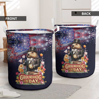 Groundhog Day Gentleman Laundry Basket Same Day Again - Wonder Print Shop