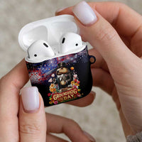 Groundhog Day Gentleman AirPods Case Same Day Again - Wonder Print Shop