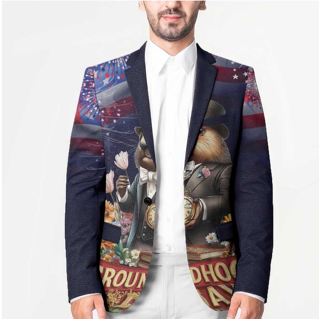 Groundhog Day Gentleman Blazer Same Day Again - Wonder Print Shop