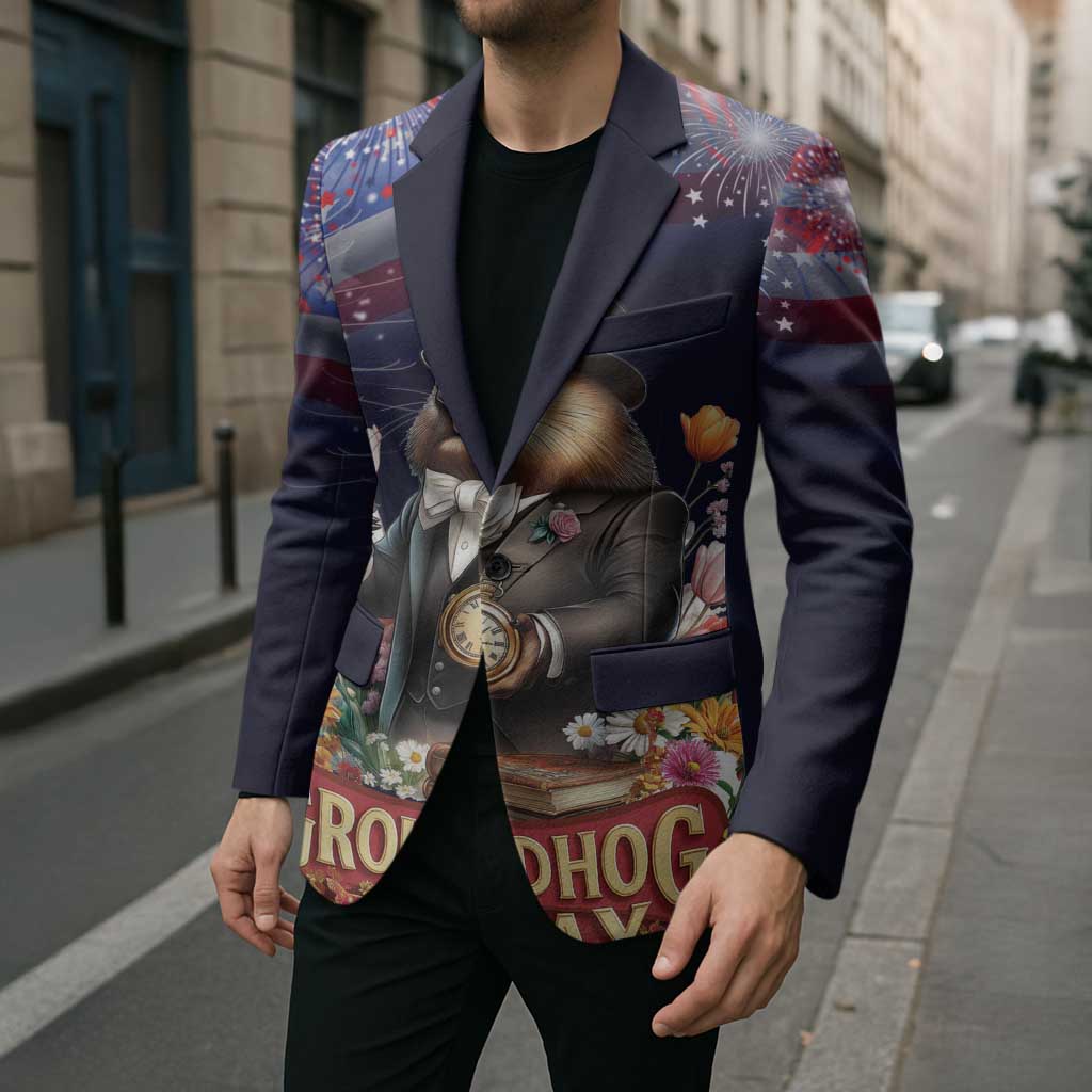 Groundhog Day Gentleman Blazer Same Day Again - Wonder Print Shop