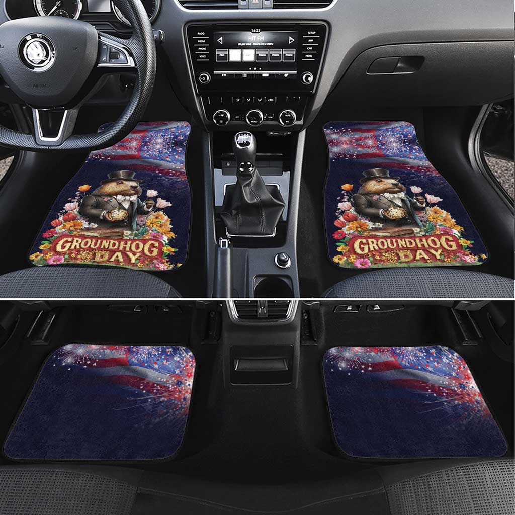 Groundhog Day Gentleman Car Mats Same Day Again - Wonder Print Shop