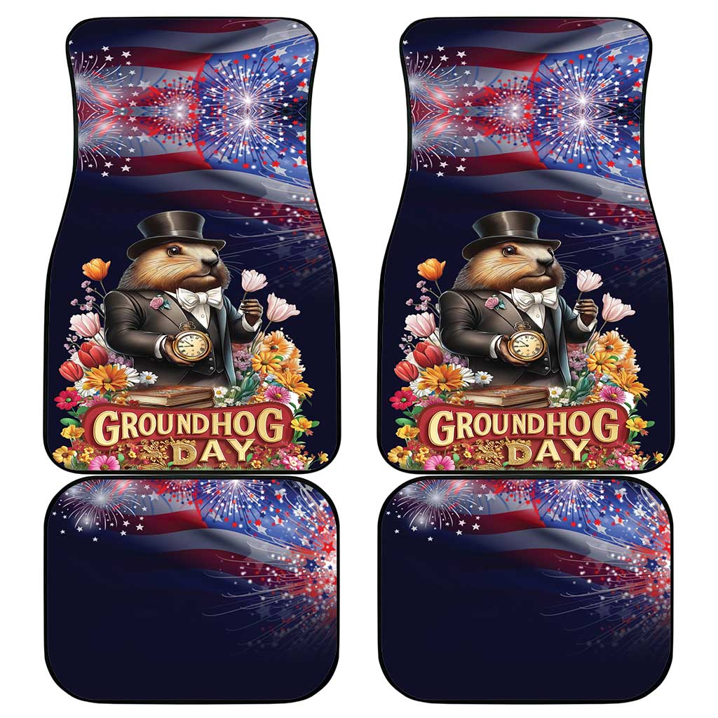 Groundhog Day Gentleman Car Mats Same Day Again - Wonder Print Shop