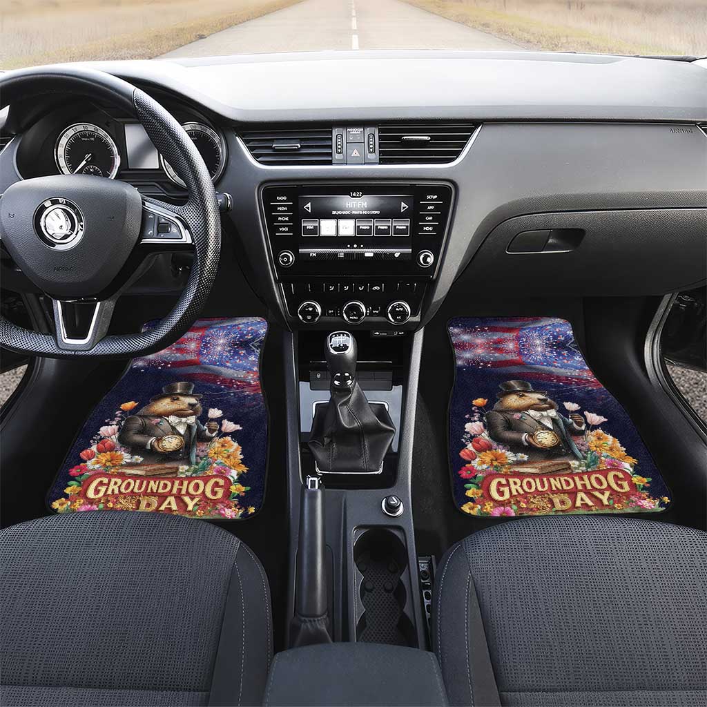 Groundhog Day Gentleman Car Mats Same Day Again - Wonder Print Shop