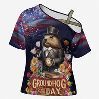 Groundhog Day Gentleman Cross Shoulder Shirt Same Day Again - Wonder Print Shop