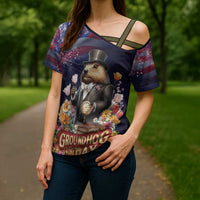 Groundhog Day Gentleman Cross Shoulder Shirt Same Day Again - Wonder Print Shop