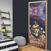 Groundhog Day Gentleman Door Cover Same Day Again - Wonder Print Shop