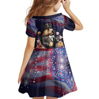 Groundhog Day Gentleman Family Matching Tank Maxi Dress and Hawaiian Shirt Same Day Again - Wonder Print Shop