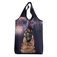 Groundhog Day Gentleman Grocery Bag Same Day Again - Wonder Print Shop