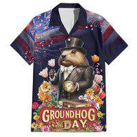 Groundhog Day Gentleman Hawaiian Shirt Same Day Again - Wonder Print Shop