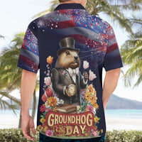 Groundhog Day Gentleman Hawaiian Shirt Same Day Again - Wonder Print Shop