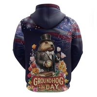 Groundhog Day Gentleman Hoodie Same Day Again - Wonder Print Shop