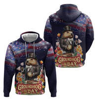 Groundhog Day Gentleman Hoodie Same Day Again - Wonder Print Shop