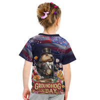 Groundhog Day Gentleman Kid T Shirt Same Day Again - Wonder Print Shop
