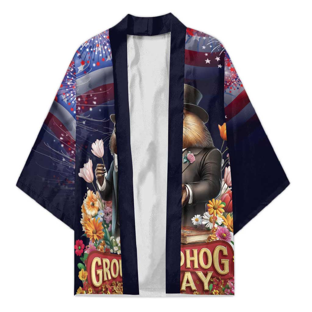 Groundhog Day Gentleman Kimono Same Day Again - Wonder Print Shop