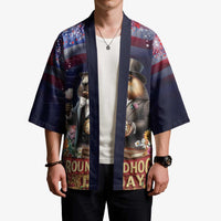 Groundhog Day Gentleman Kimono Same Day Again - Wonder Print Shop