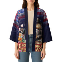 Groundhog Day Gentleman Kimono Same Day Again - Wonder Print Shop