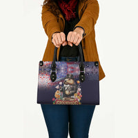 Groundhog Day Gentleman Leather Bag Same Day Again - Wonder Print Shop