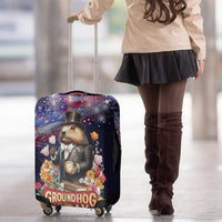 Groundhog Day Gentleman Luggage Cover Same Day Again - Wonder Print Shop