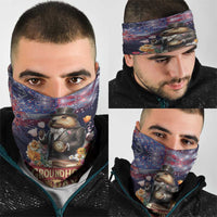 Groundhog Day Gentleman Neck Gaiter Same Day Again - Wonder Print Shop